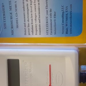 STETZERIZER MICROSURGE METER - GRAHAM STEZTER- ELECTRICAL ENVIRONMENT